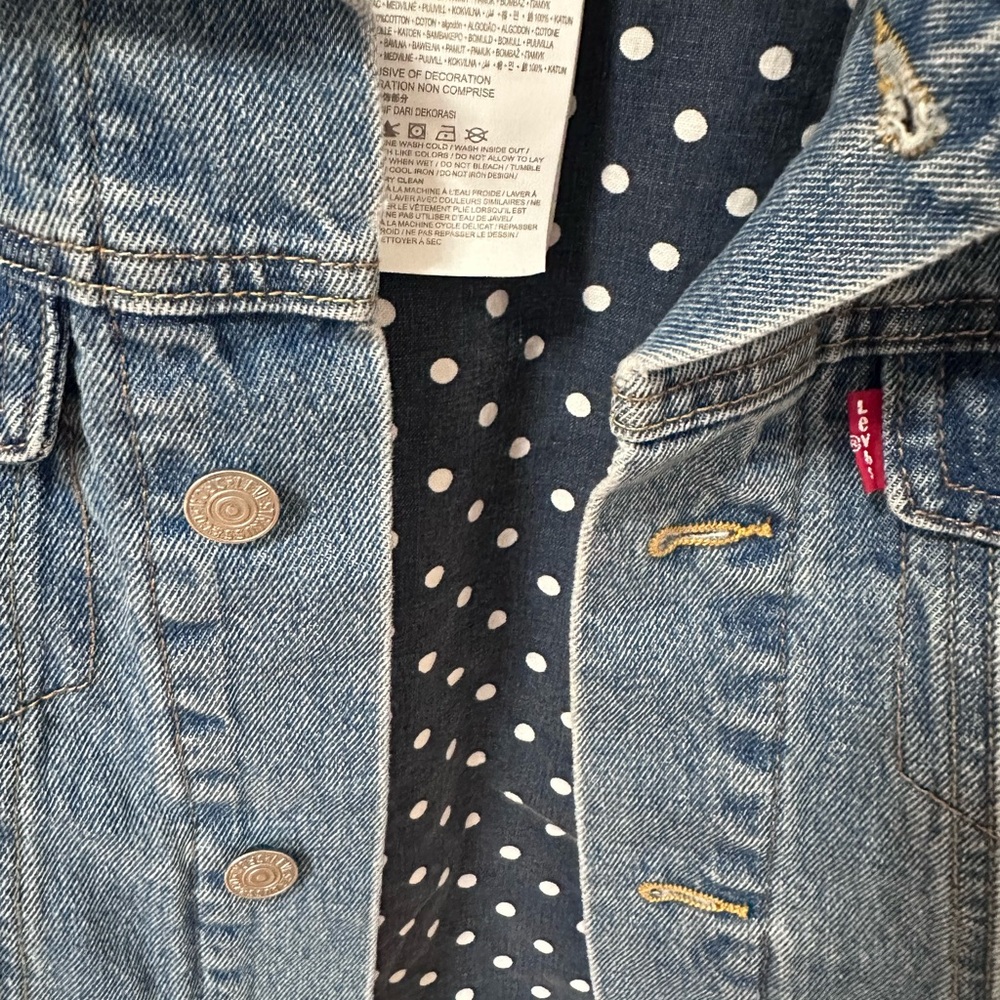 Levi's Women's Classic Blue Jean Jacket - Picture 5 of 6